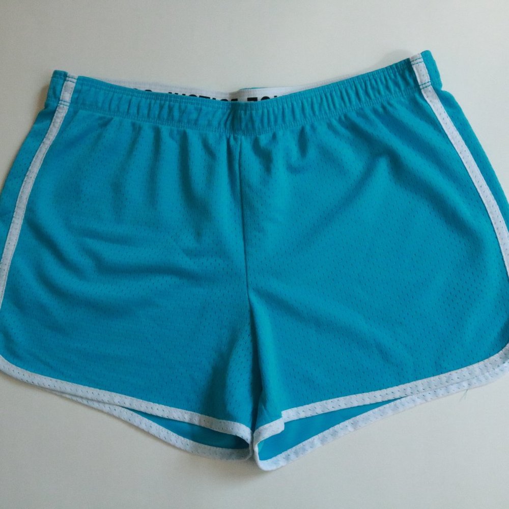 Justice Blue Mesh Shorts